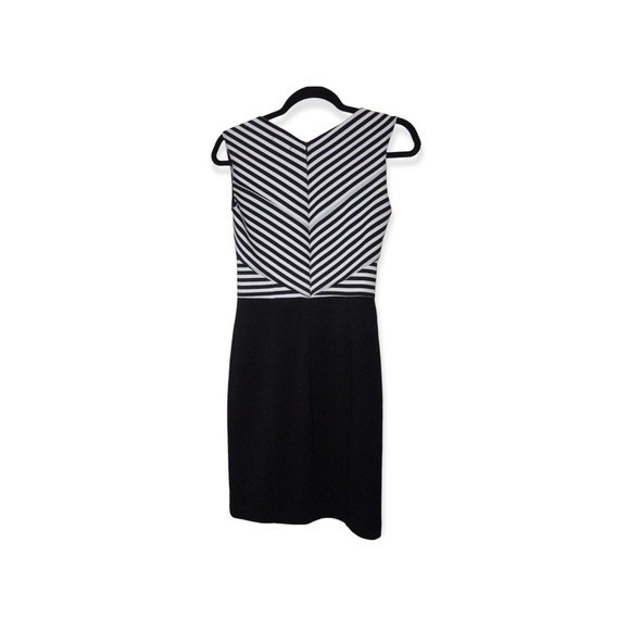 Bobi BLACK Los Angeles Striped Black and White Dress SIze XS - Picture 4 of 6